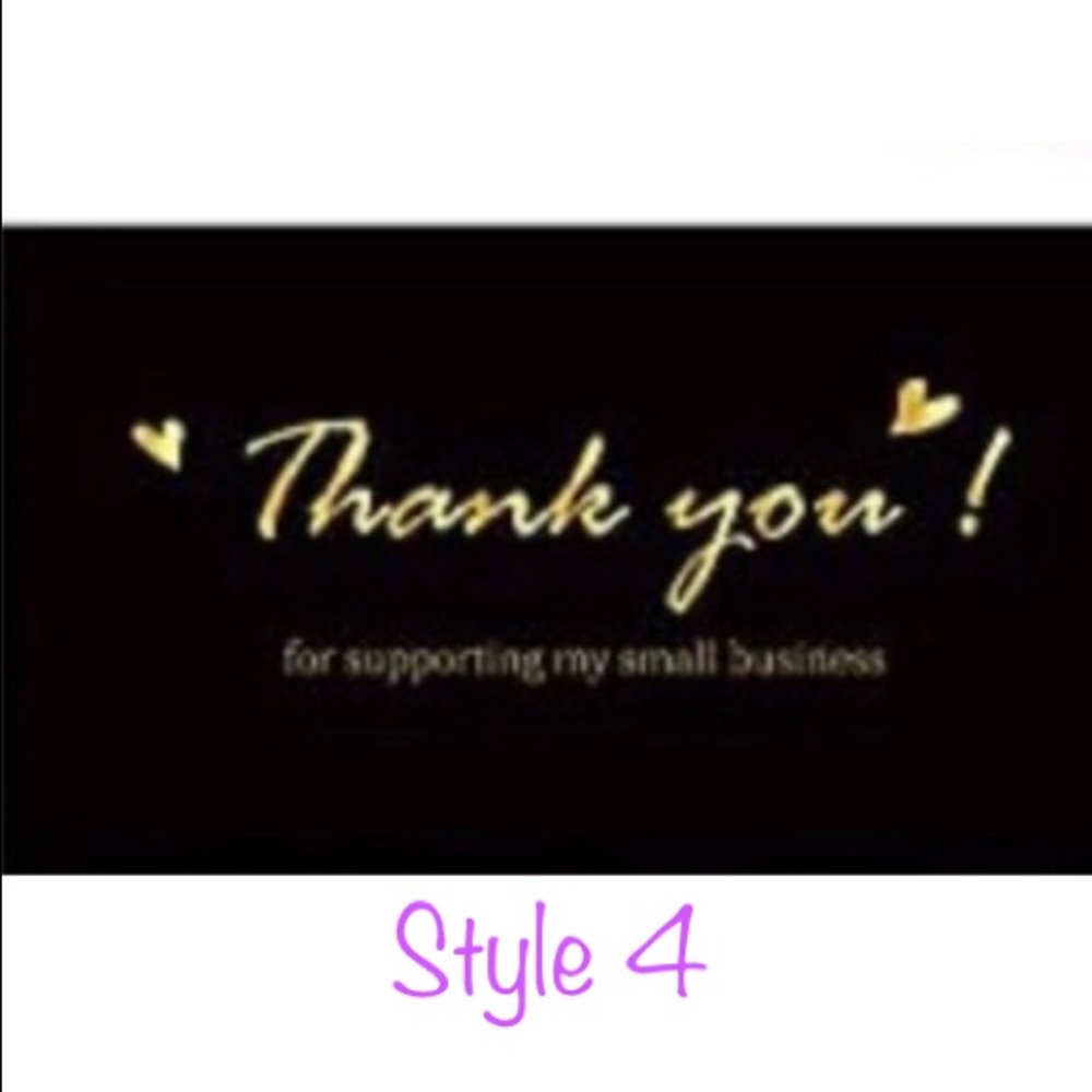 NEW Poshmark Packages "Thank you!" Gift Wrapping Shipping Supplies Set ~ 130Pcs - Picture 11 of 16